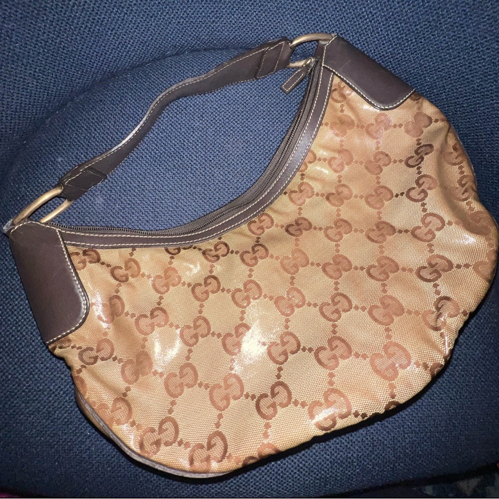 Gucci Brown Shoulder Bag! - Picture 2 of 8